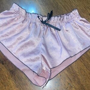 Baby pink pj shorts
